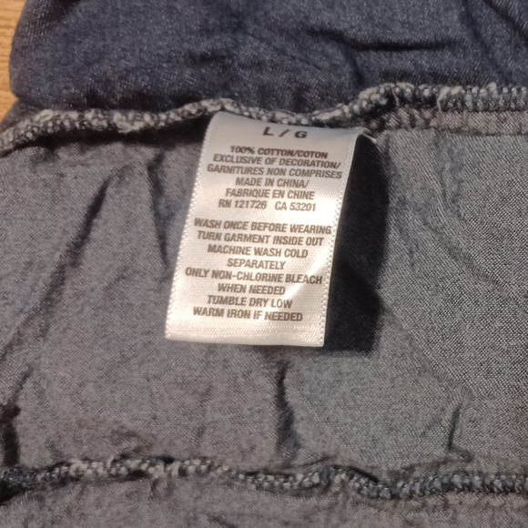 Aeropostale Ruffled Jean Skirt NWOT - Picture 7 of 8